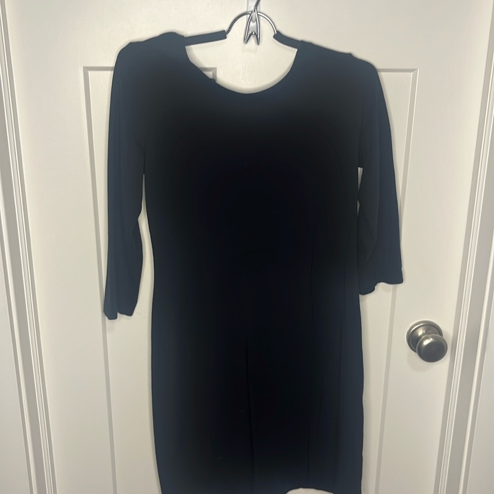 Lole black cotton 3/4 length sleeves size small